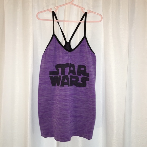 Lucasfilm Ltd Star Wars Purple Tank Size M 8/10 - Picture 1 of 4